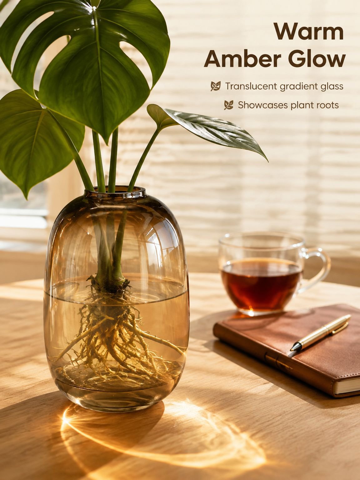 Floor vase for styling an entryway or living room