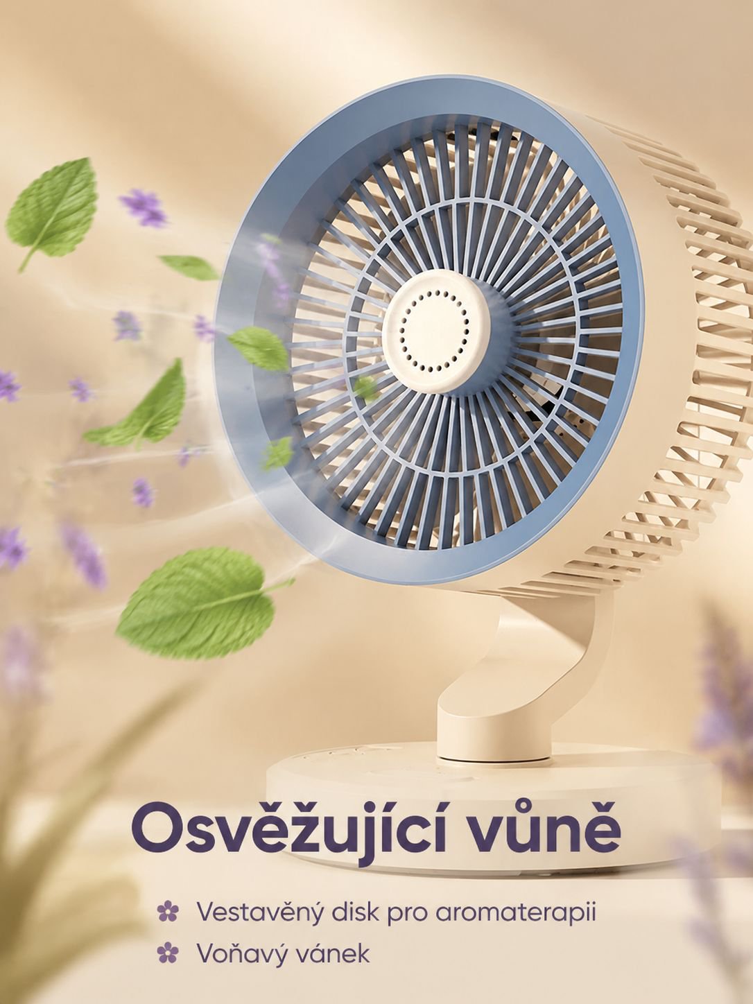 USB ventilátor pro cirkulaci vzduchu