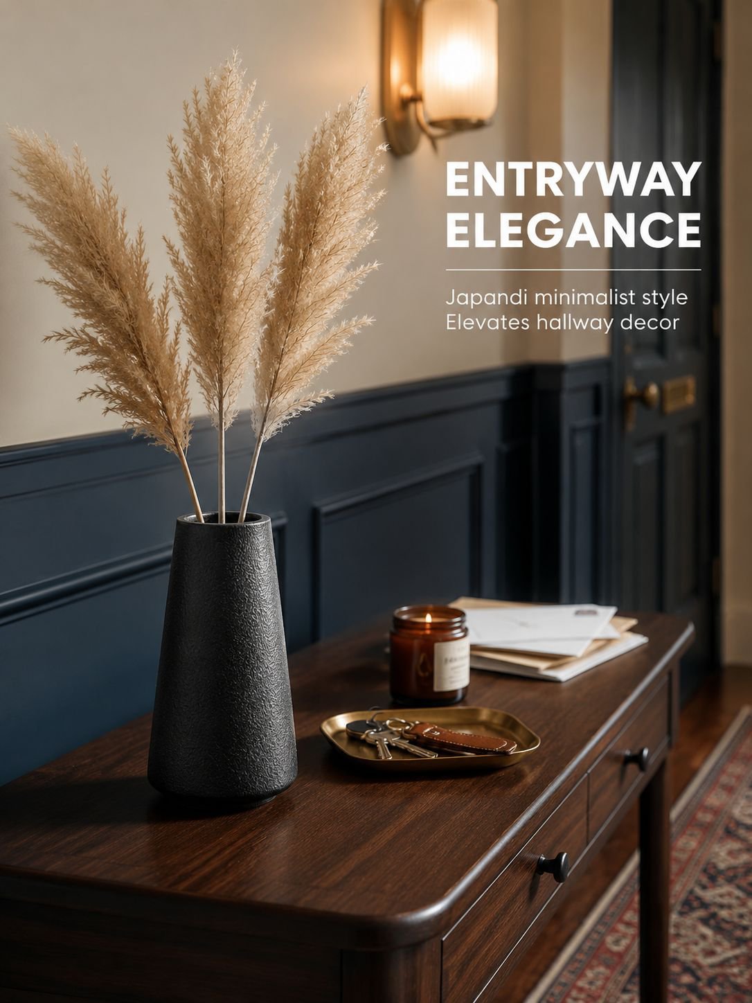Sophisticated ceramic vase with wide opening