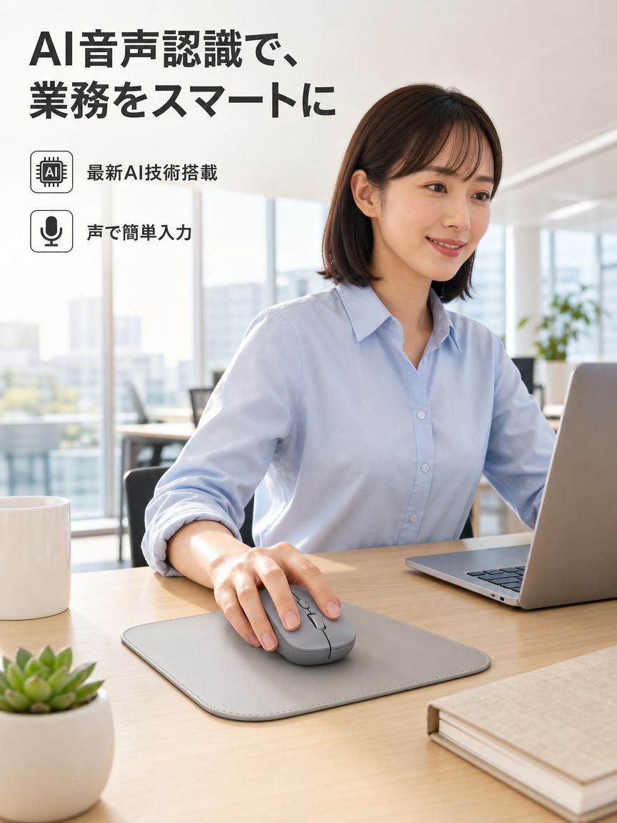 AI音声認識オフィスマウス
