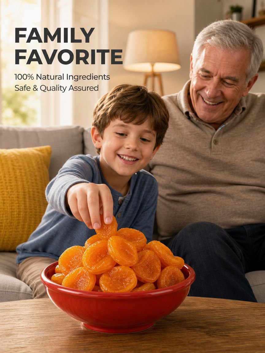 Ideal snack for diabetics: sugar-free dried apricots