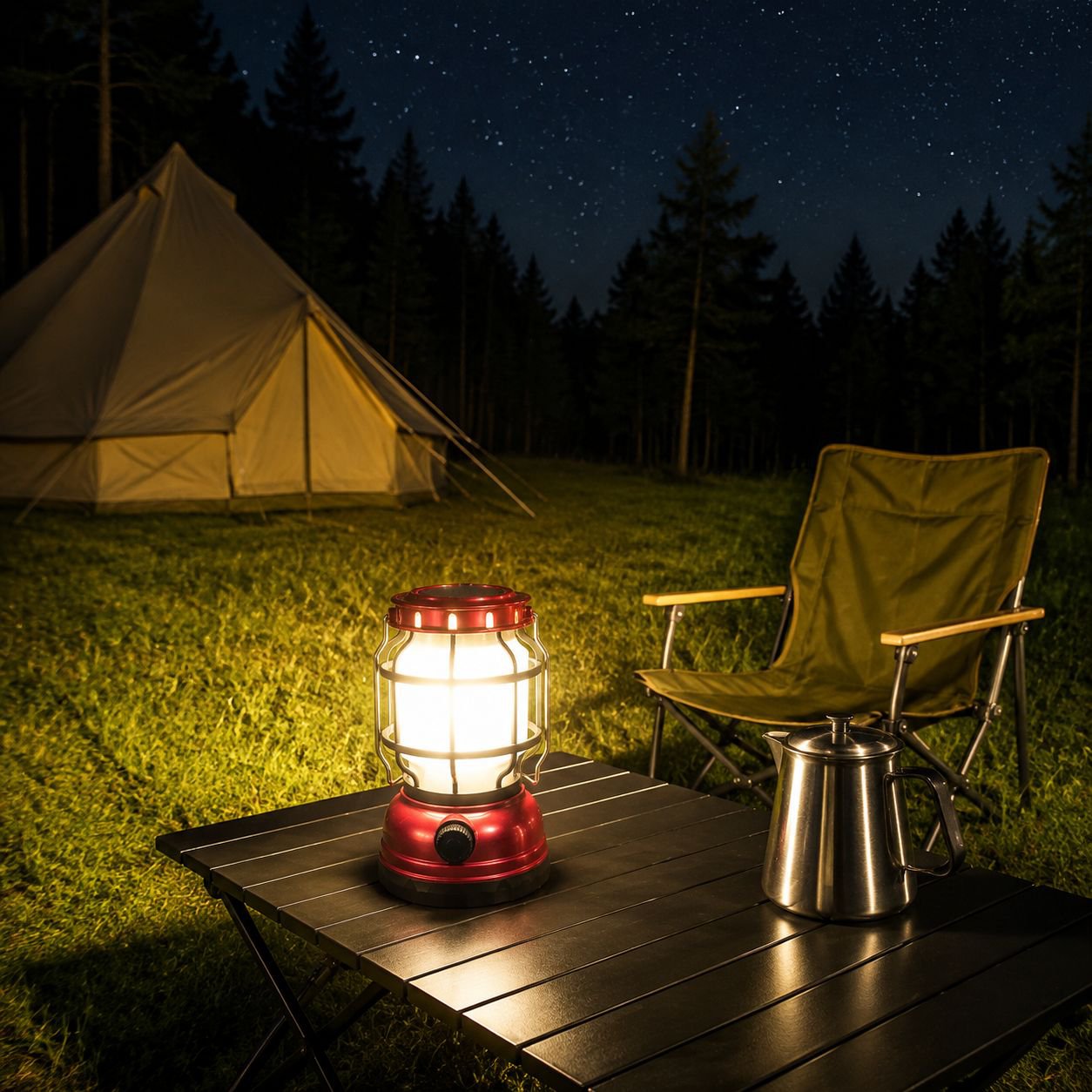 Bright LED Lantern for Emergency and Outdoor Use