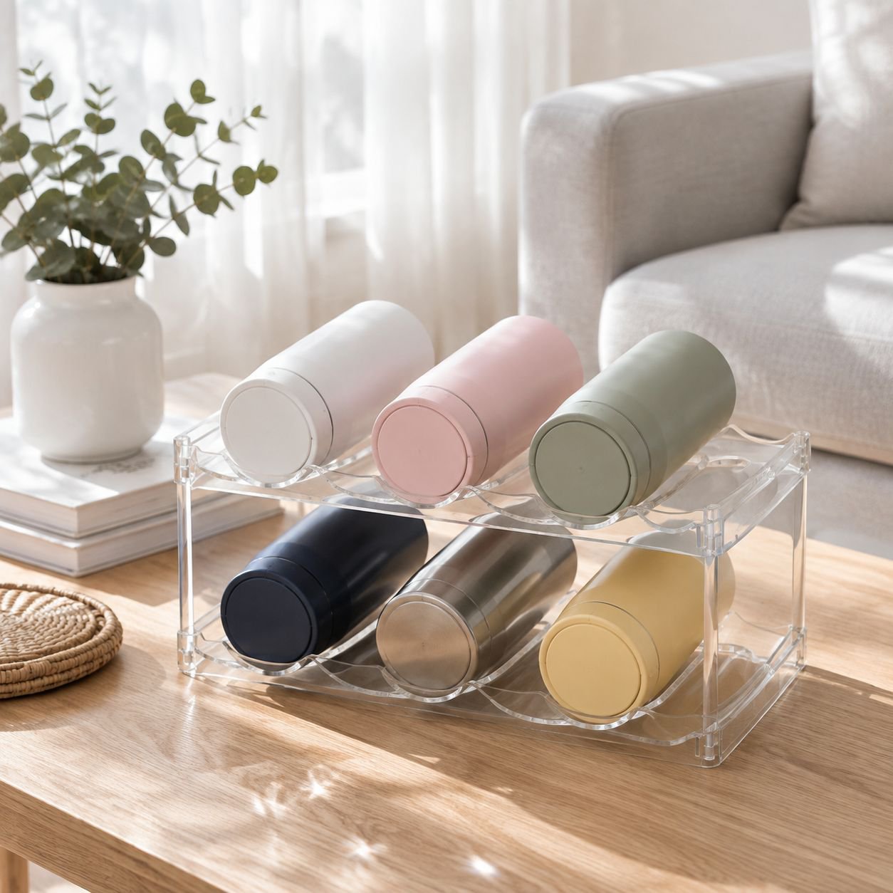 Multi-layer Transparent Water Cup Organizer
