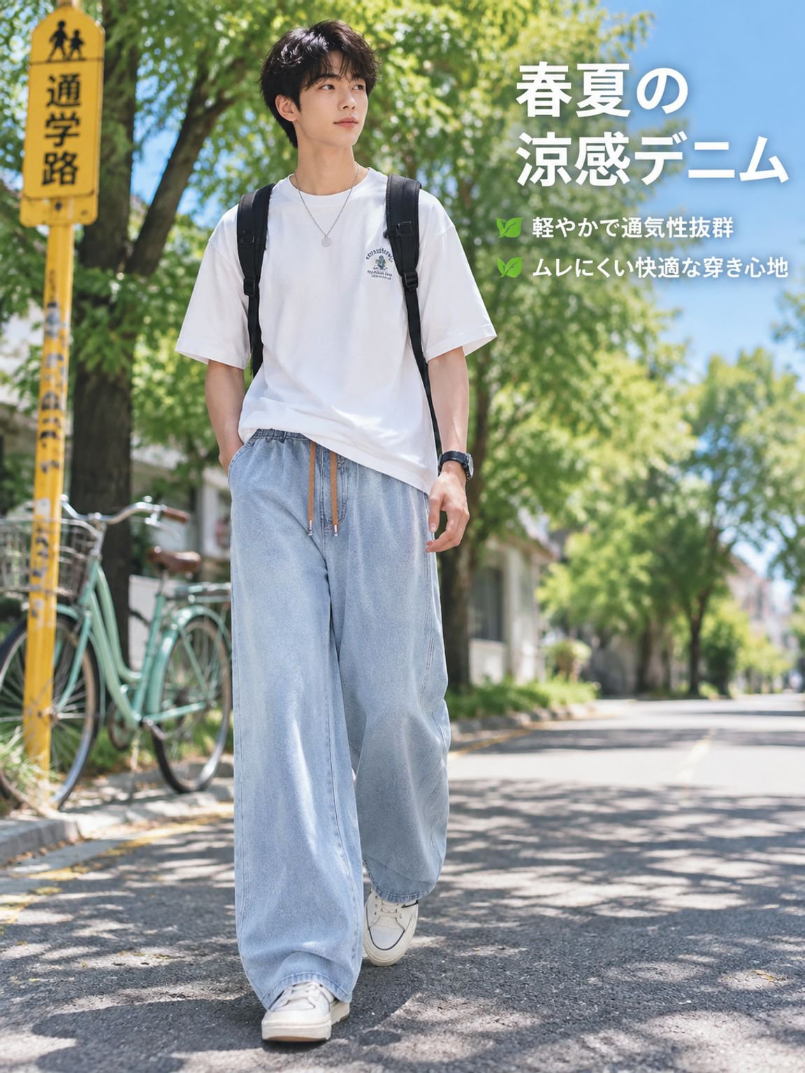ストレートジーンズ