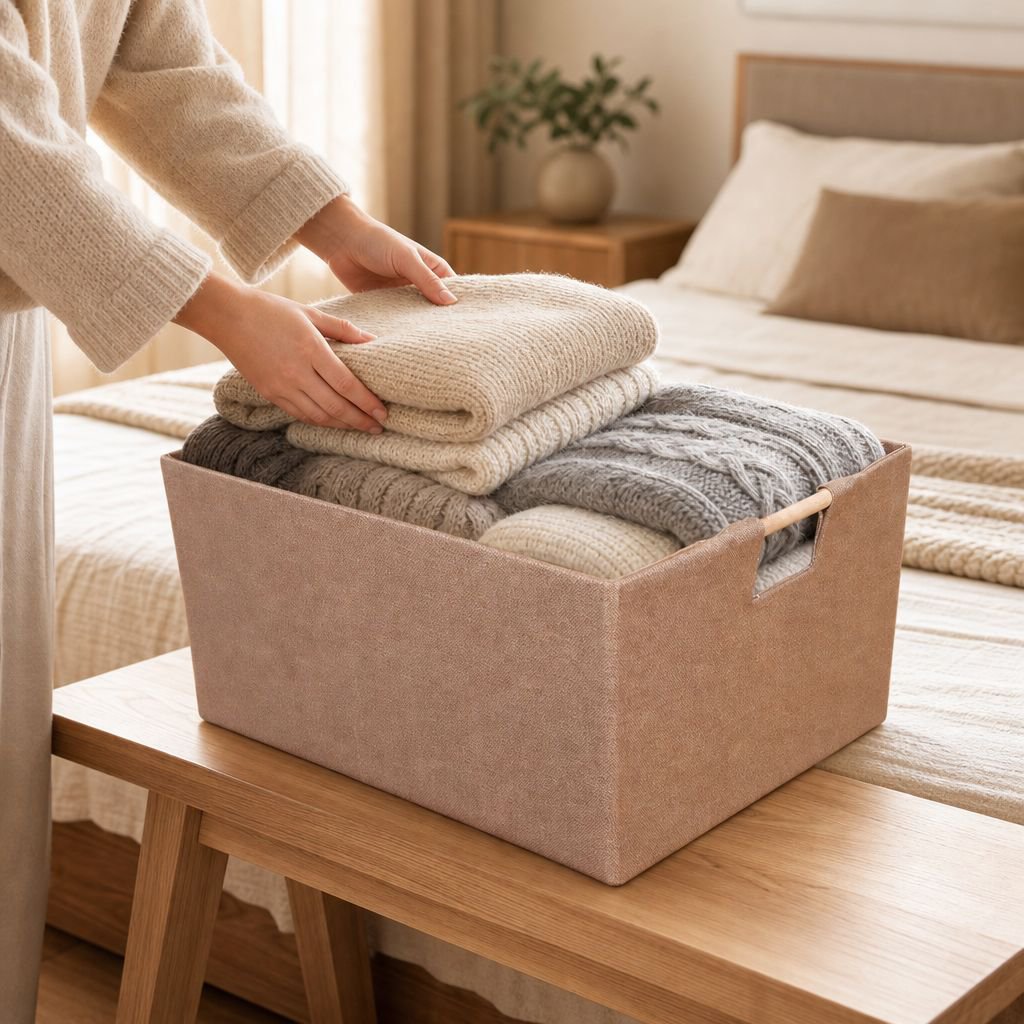 Multi-Purpose Fabric Storage Basket