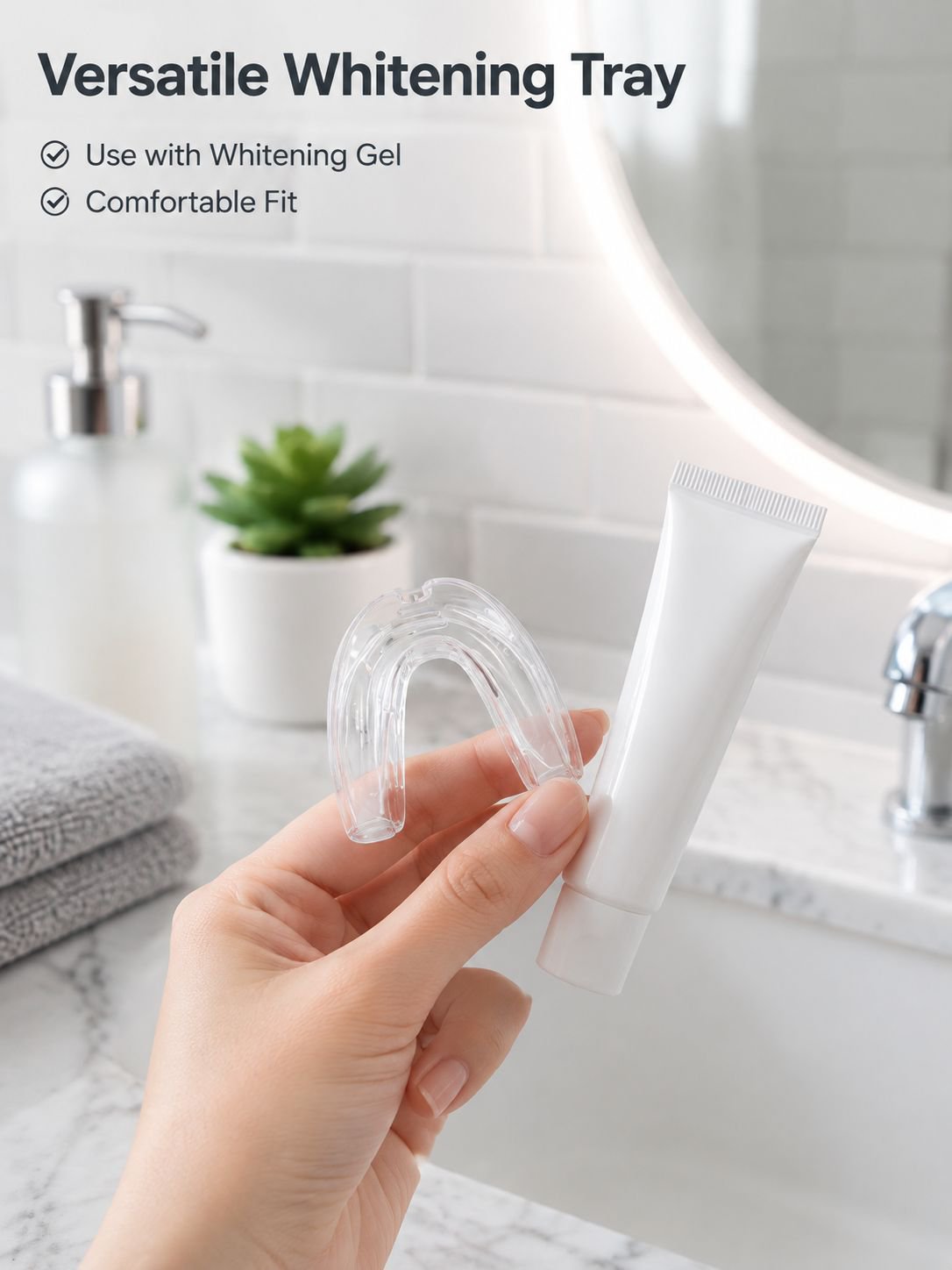 Multi-Purpose Night Mouth Guard for Teeth Grinding, Snoring Prevention, and Teeth Alignment