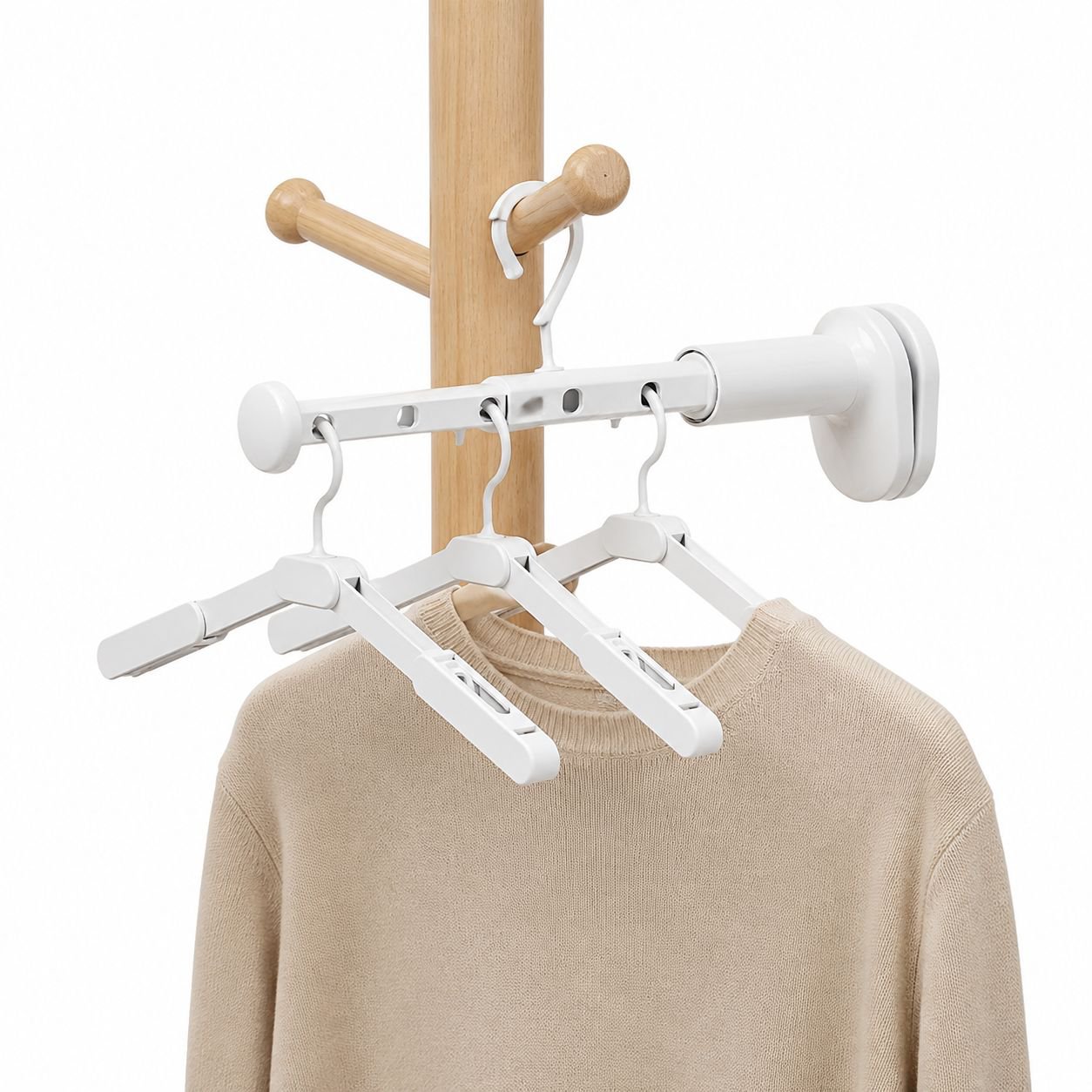 Porte-vêtements pliant de voyage pour hôtel et voyage d'affaires