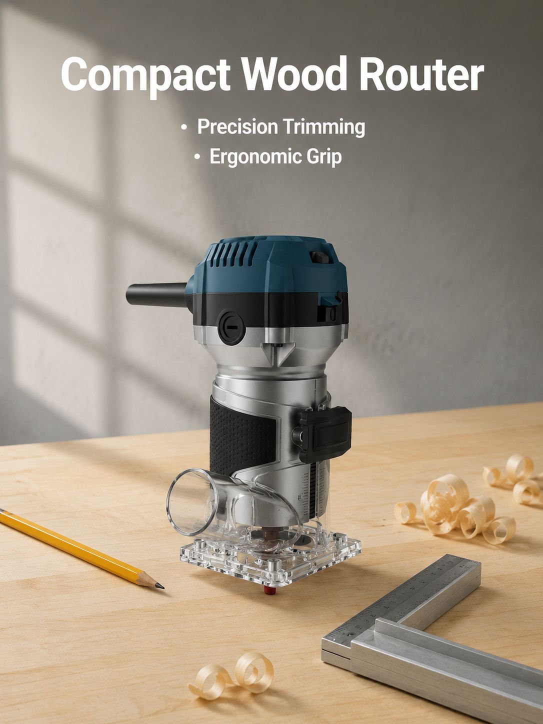Multifunction 6-speed Woodworking Trimming Machine