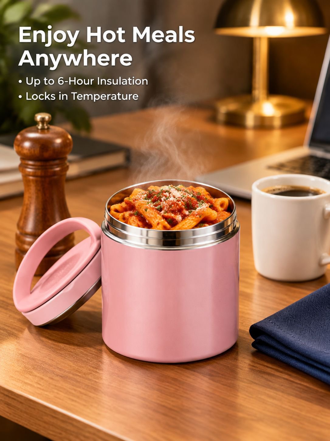 Multi-layer portable insulated lunch box