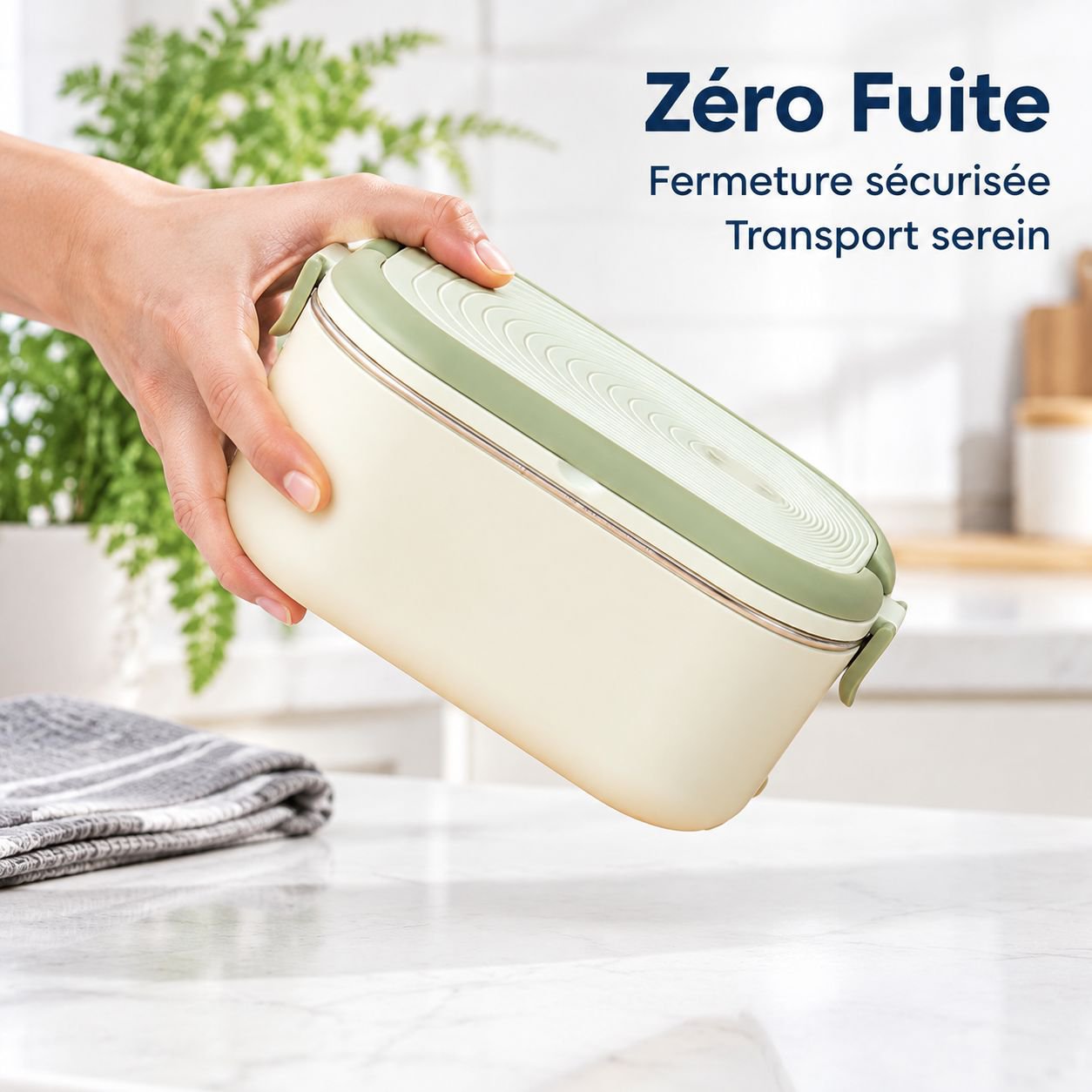 Boîte Déjeuner Électrique Chauffante Inox Bento Isotherme Bureau Étudiant