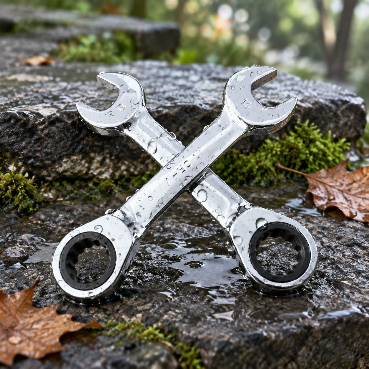manual open end ratchet wrench set