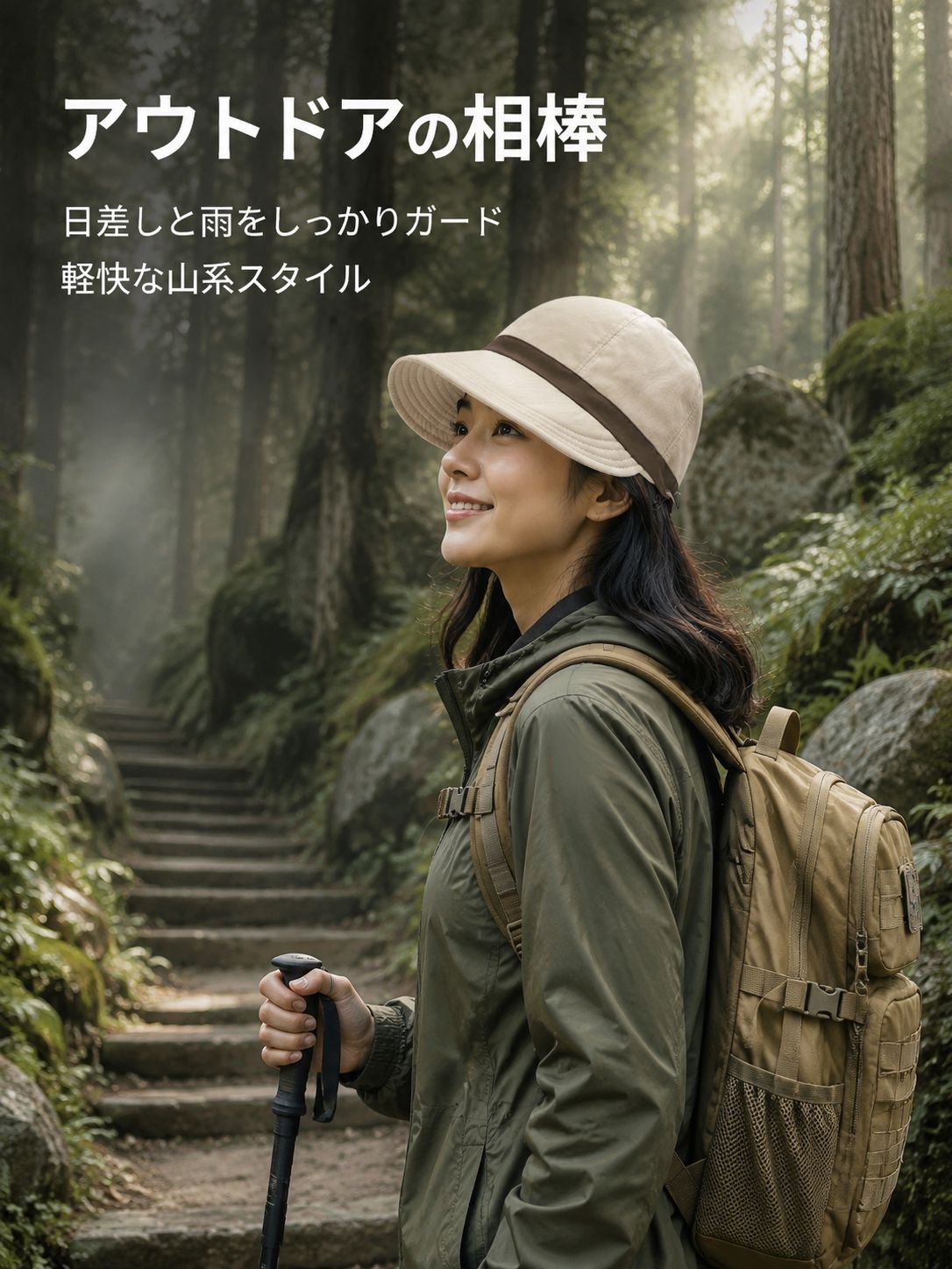 吊り下げ可能な防水日焼け防止ターバンハット
