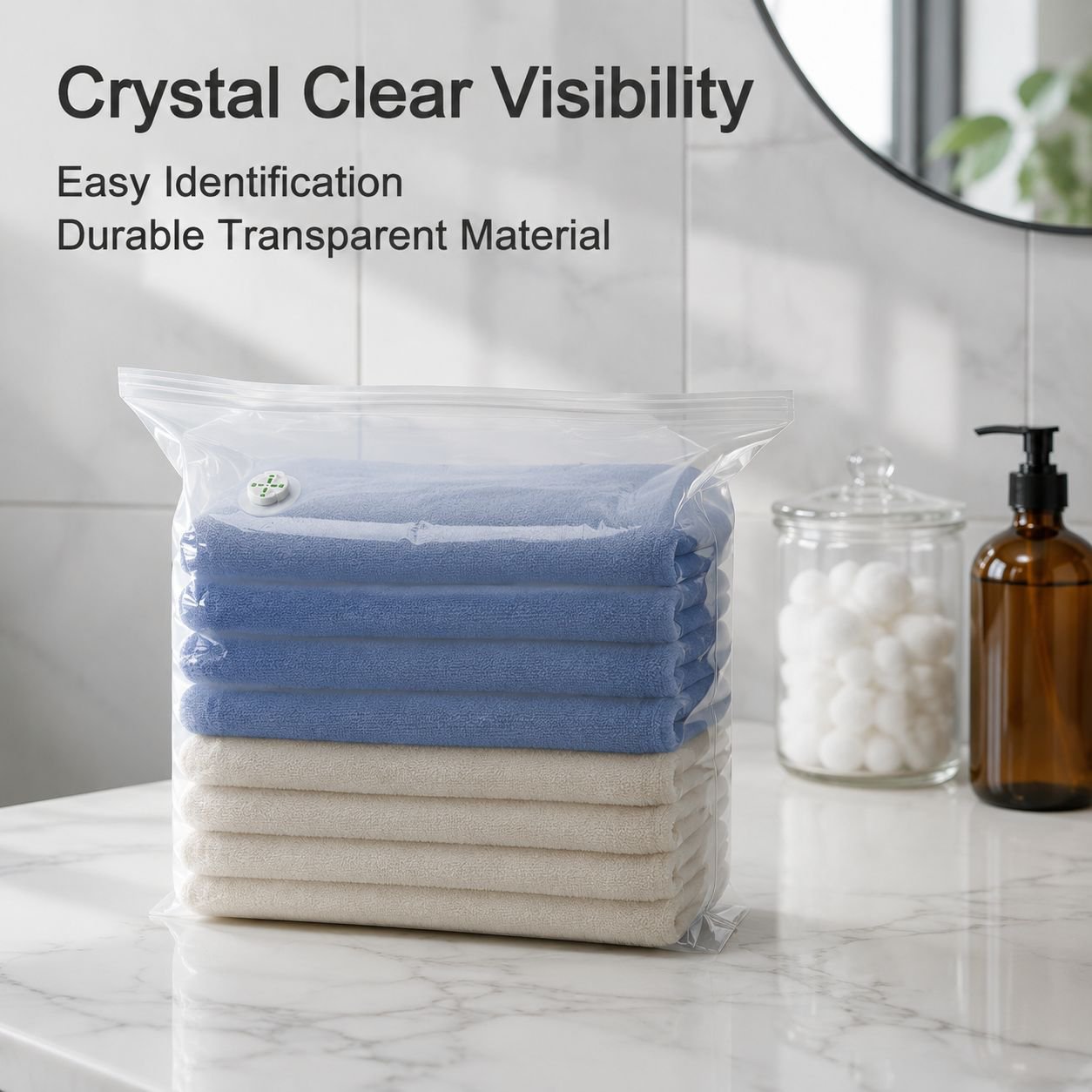 Vacuum compression storage bag