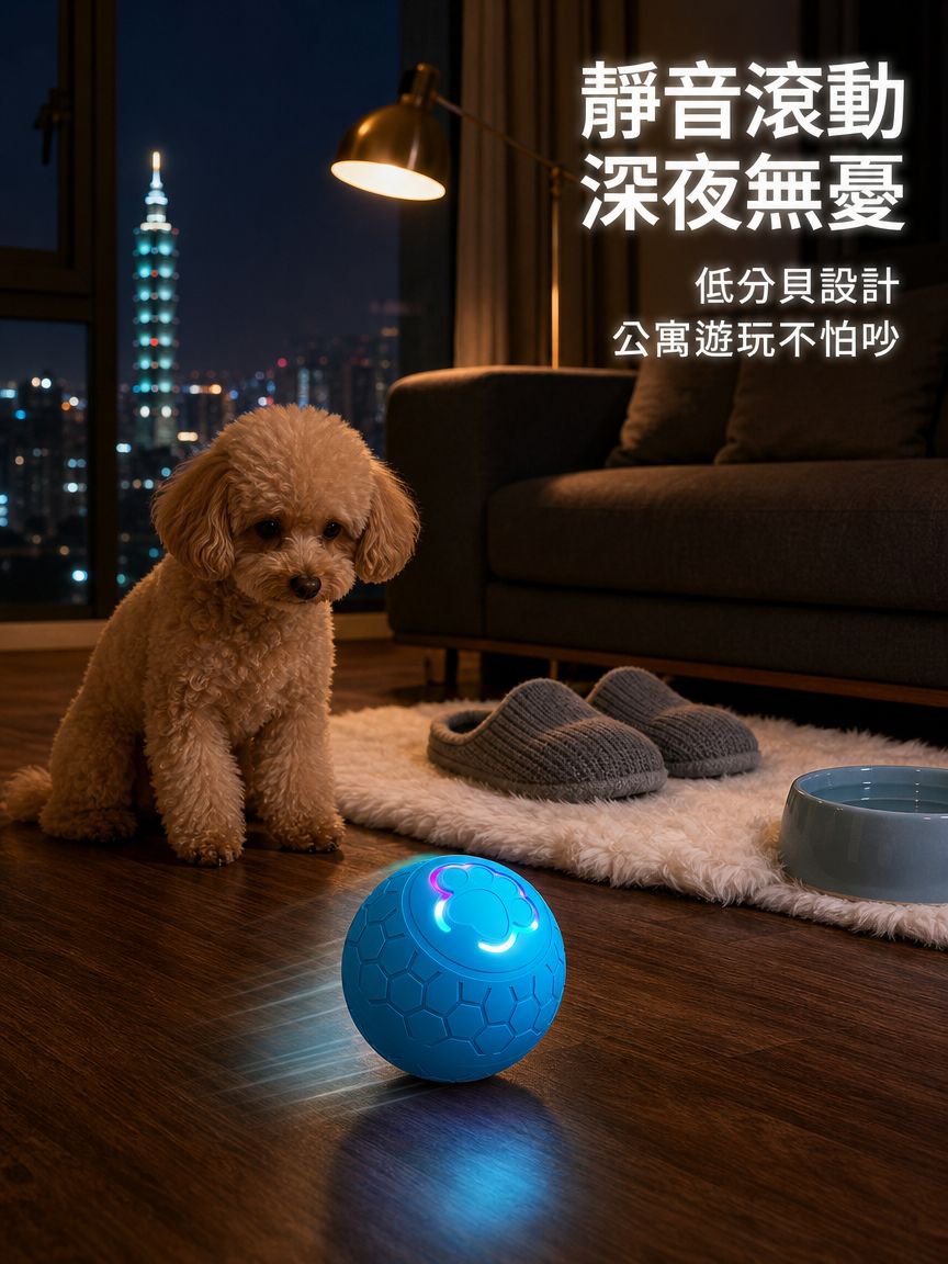 智能電動狗狗玩具球