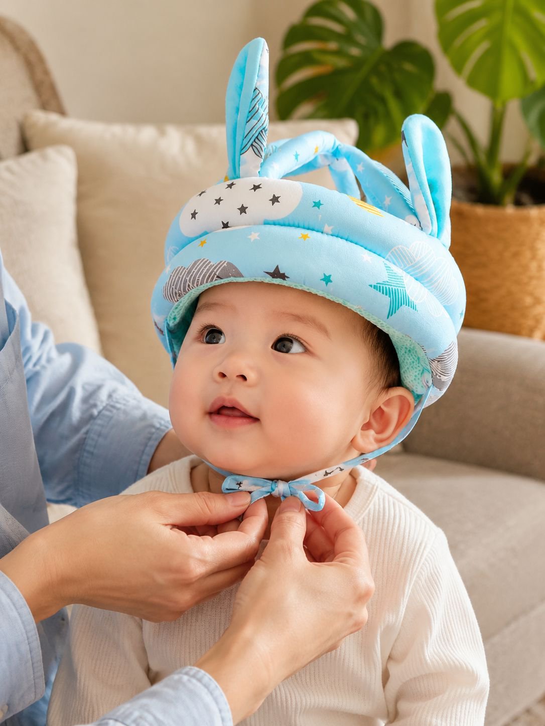 Gorro protector de cabeza para bebé casco anticaídas con cojín para aprender a caminar