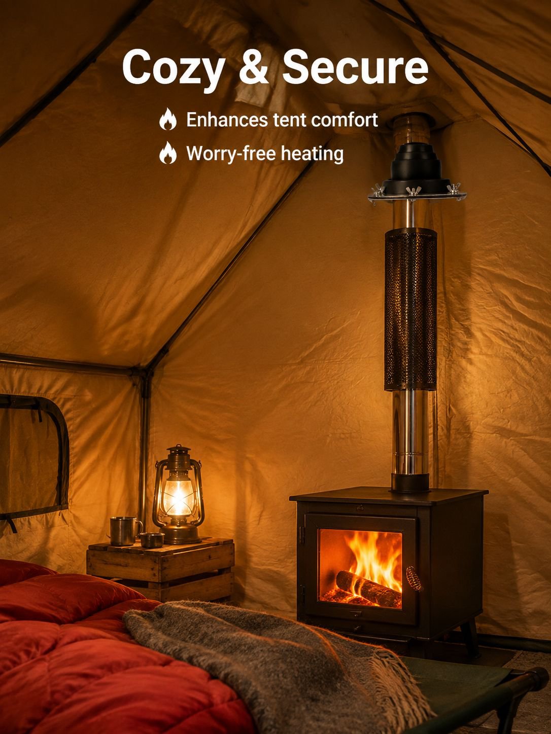 Outdoor Safety Gear - Tent Chimney Heat Barrier