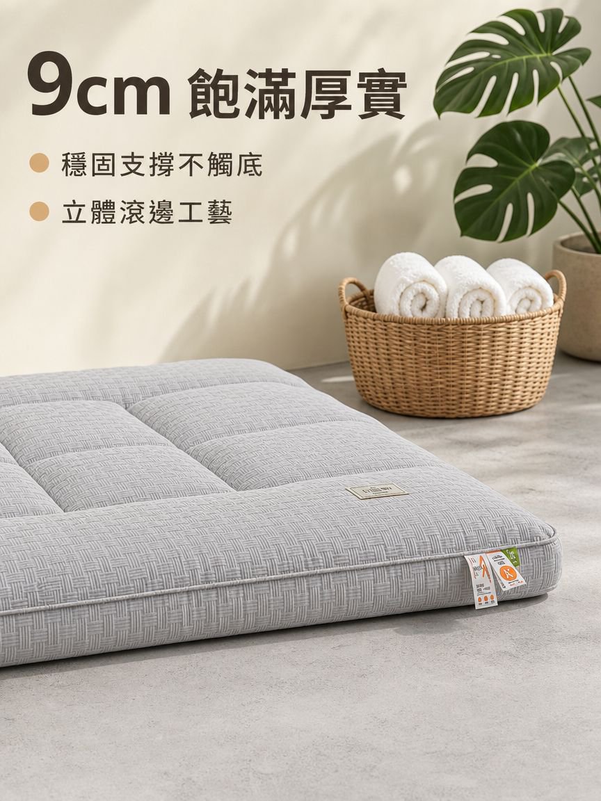 A類母嬰級抑菌大豆床墊