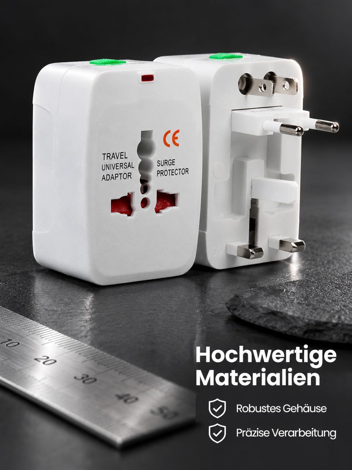Multifunktionaler Universal-Steckdosenadapter