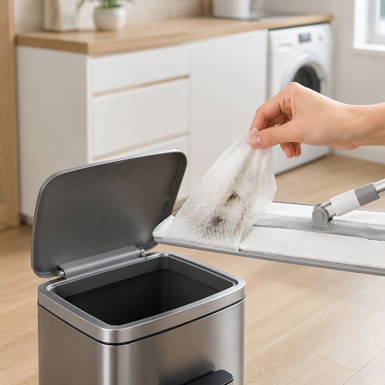 Quick and hygienic cleaning with JMY mop refills