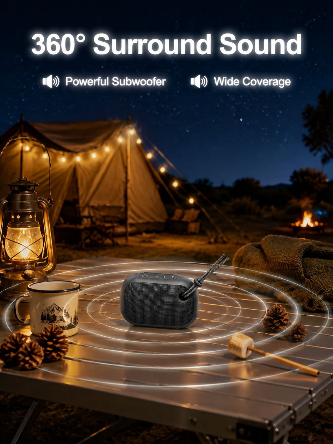 Mini Bluetooth speaker, small radio, portable speaker, computer subwoofer speaker