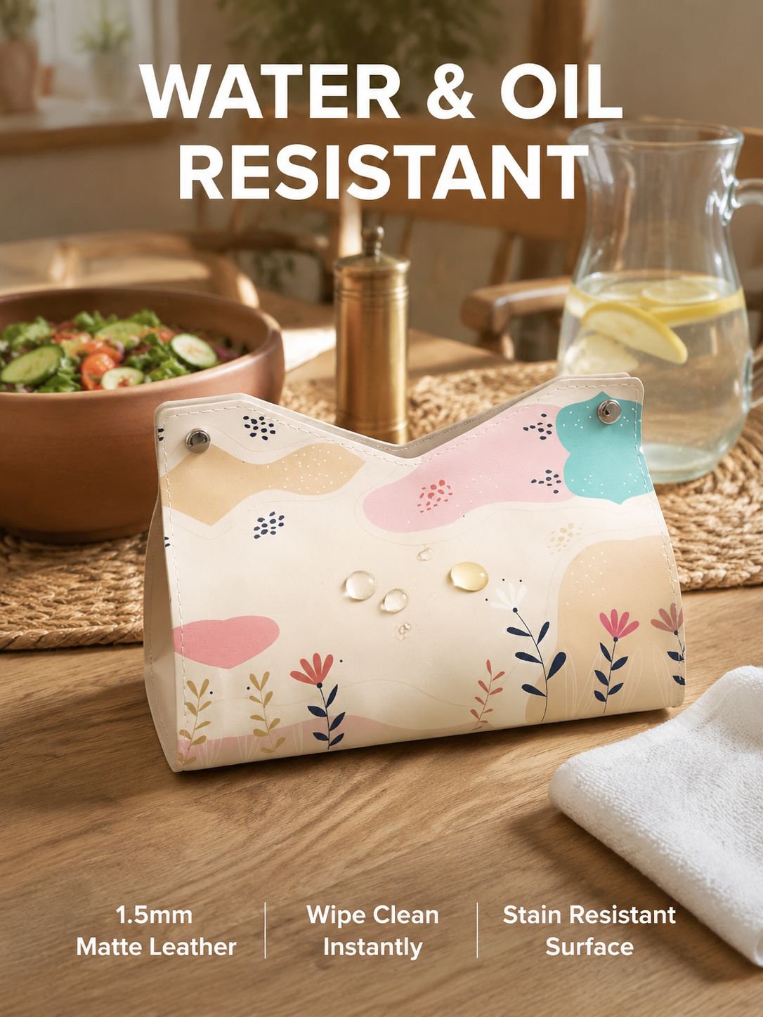 Leather Tissue Box for Home