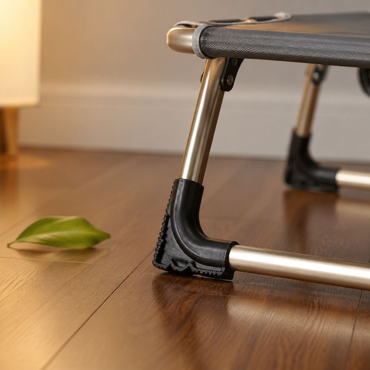 Lightweight folding bed for hospital attendants