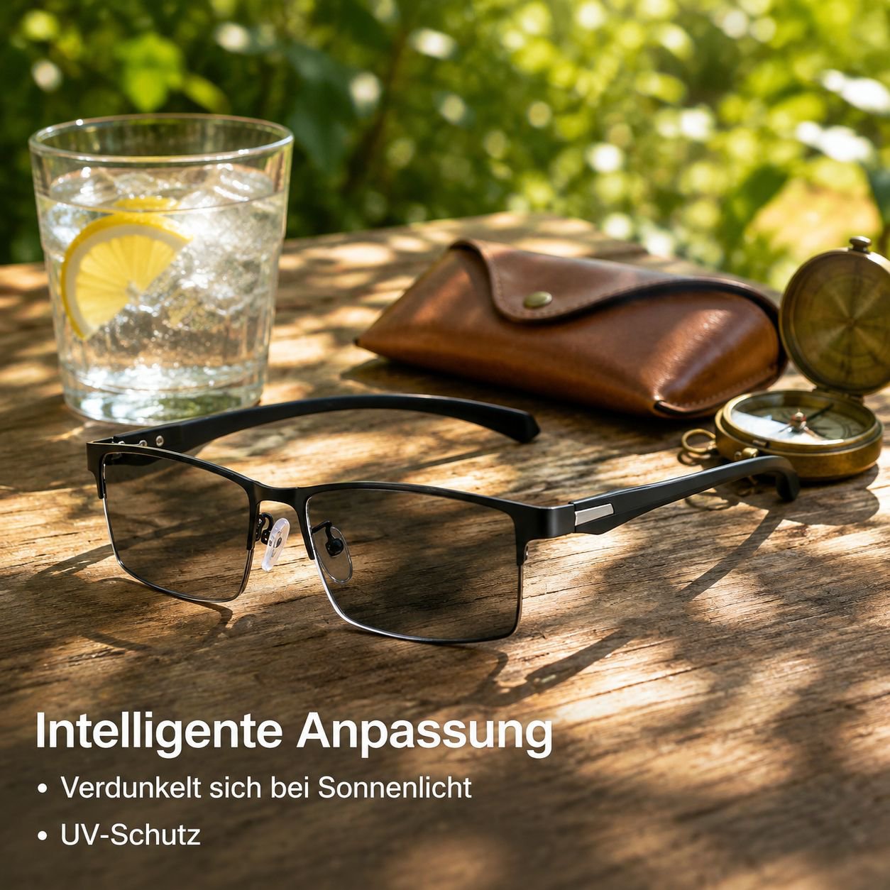 Multifokale photochrome Lesebrille