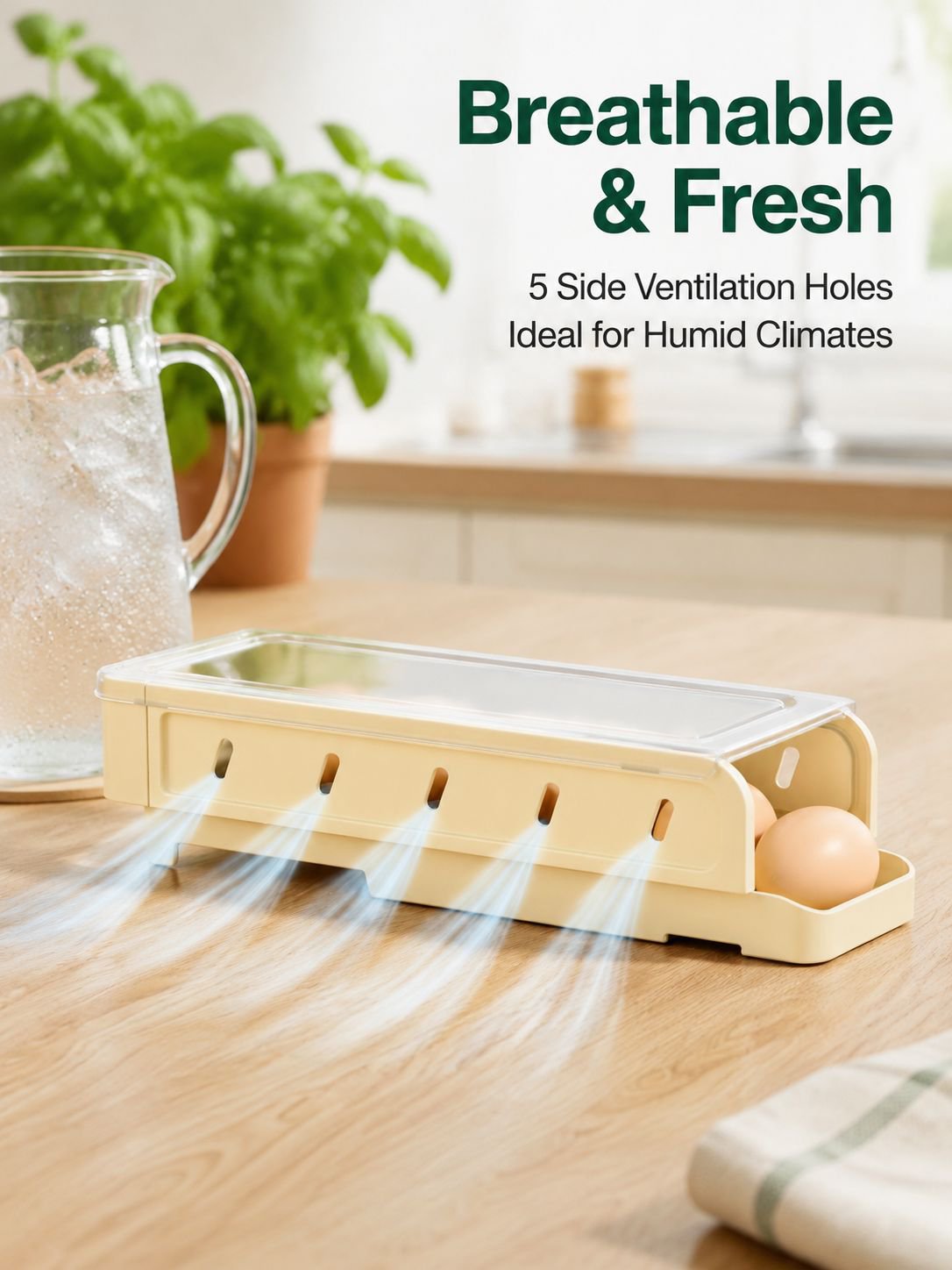Portable Egg Holder Storage Box