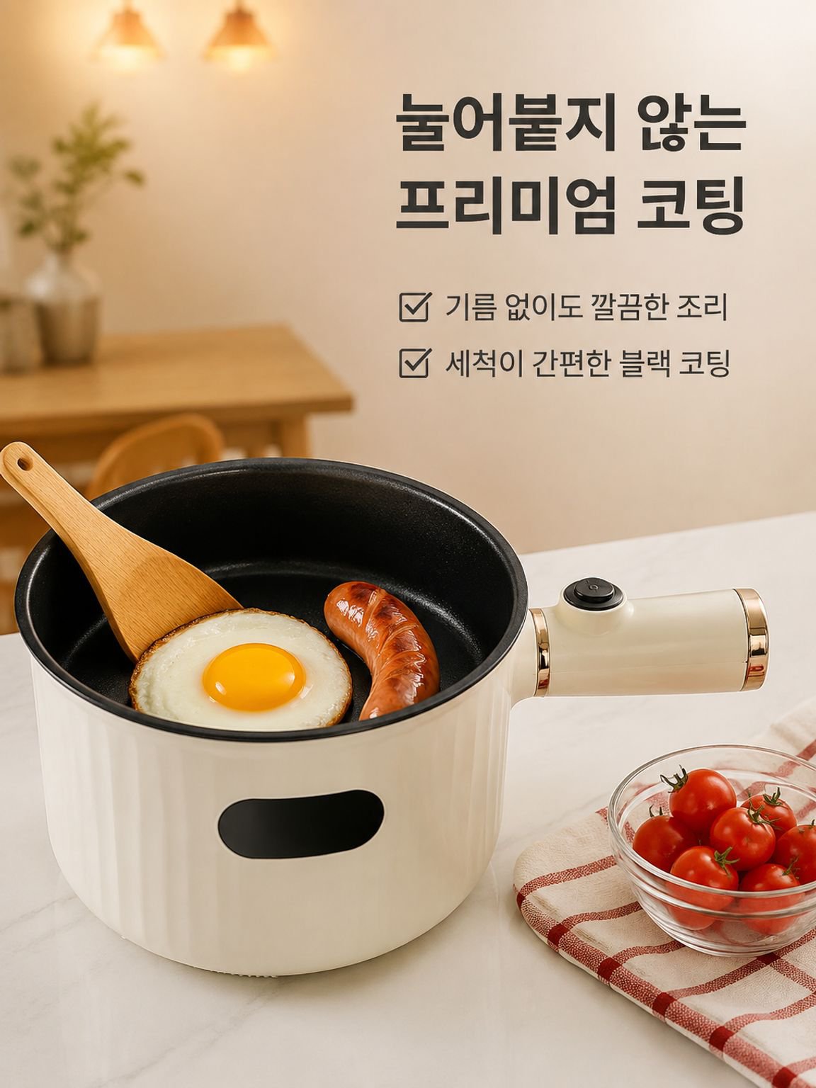 가정용 다기능 논스틱 전기 핫팟