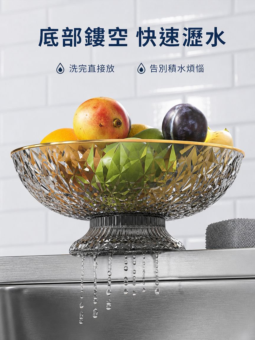 可瀝水家用水果籃果盤