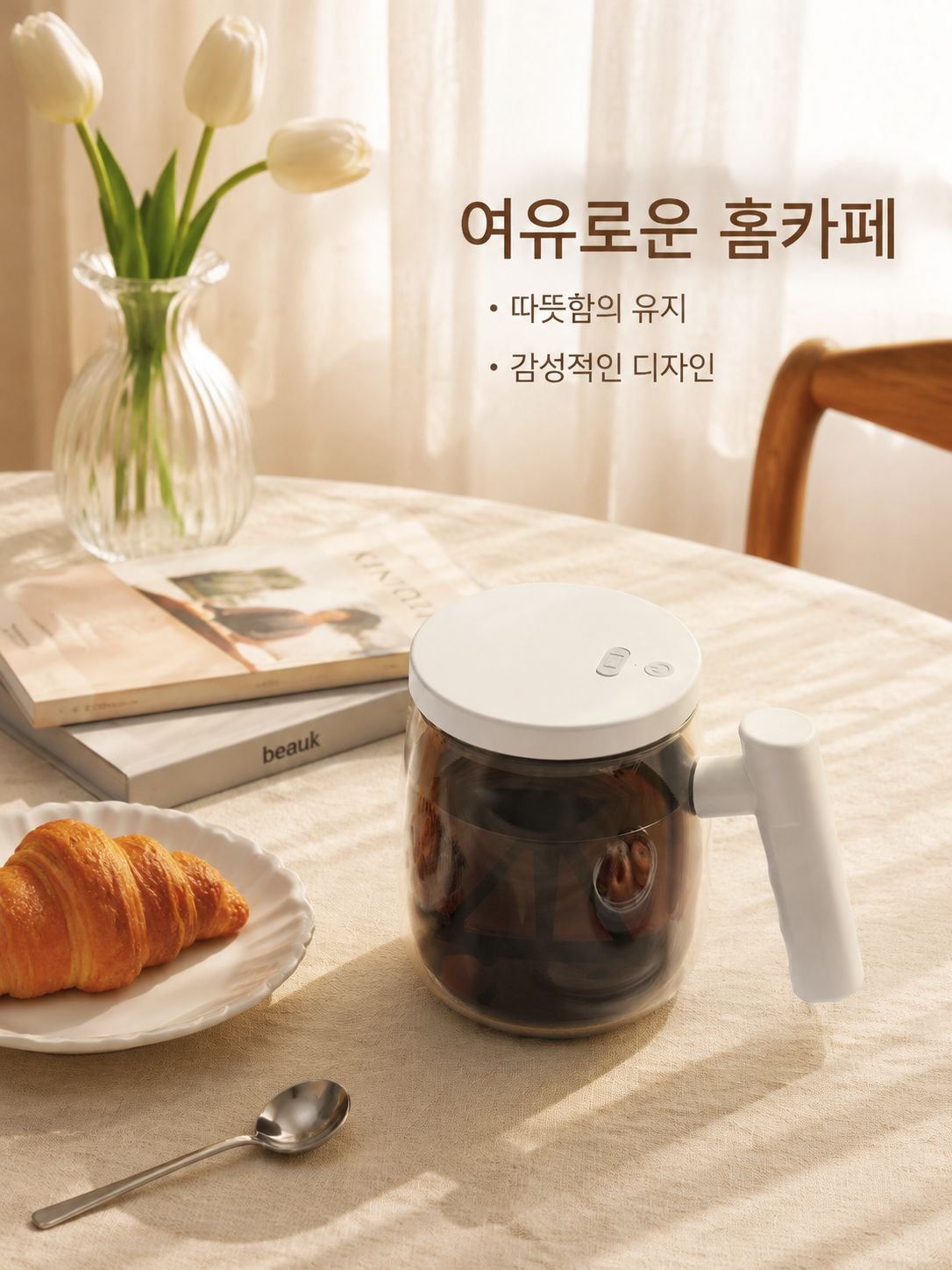 스마트 전동 커피 보온컵