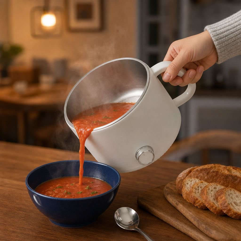 Household Electric Hot Pot for Frying, Steaming, Boiling