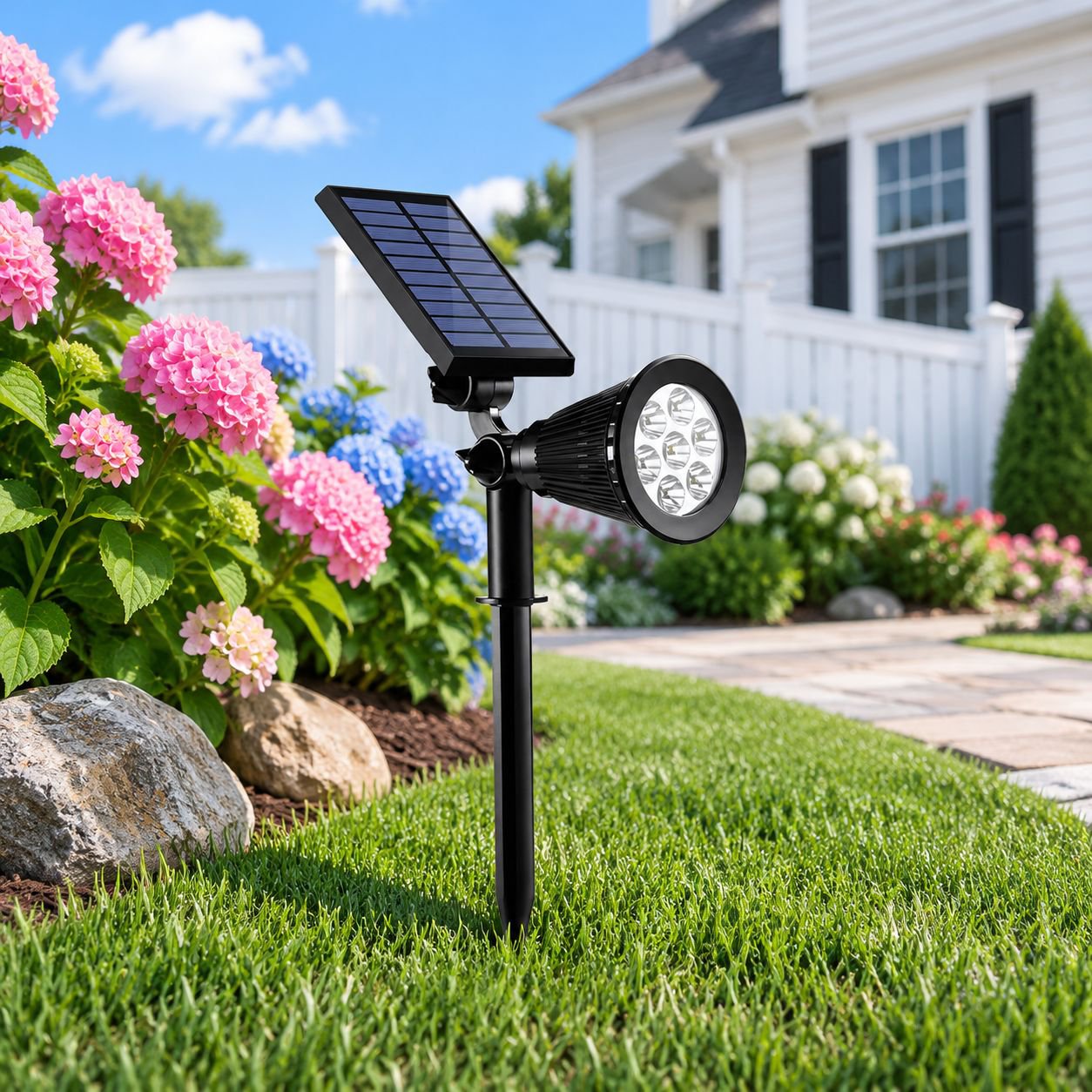 Solar Outdoor High Brightness Waterproof Garden Lawn Spotlight