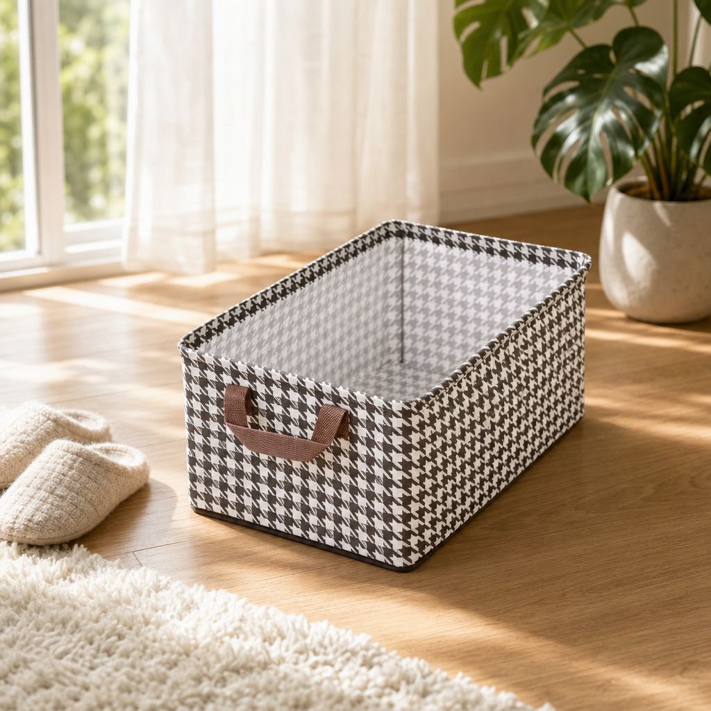 Foldable Clothes and Pants Organizer Box for Wardrobe Storage