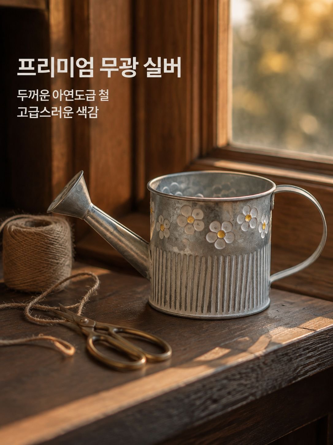 단조 철제 꽃병