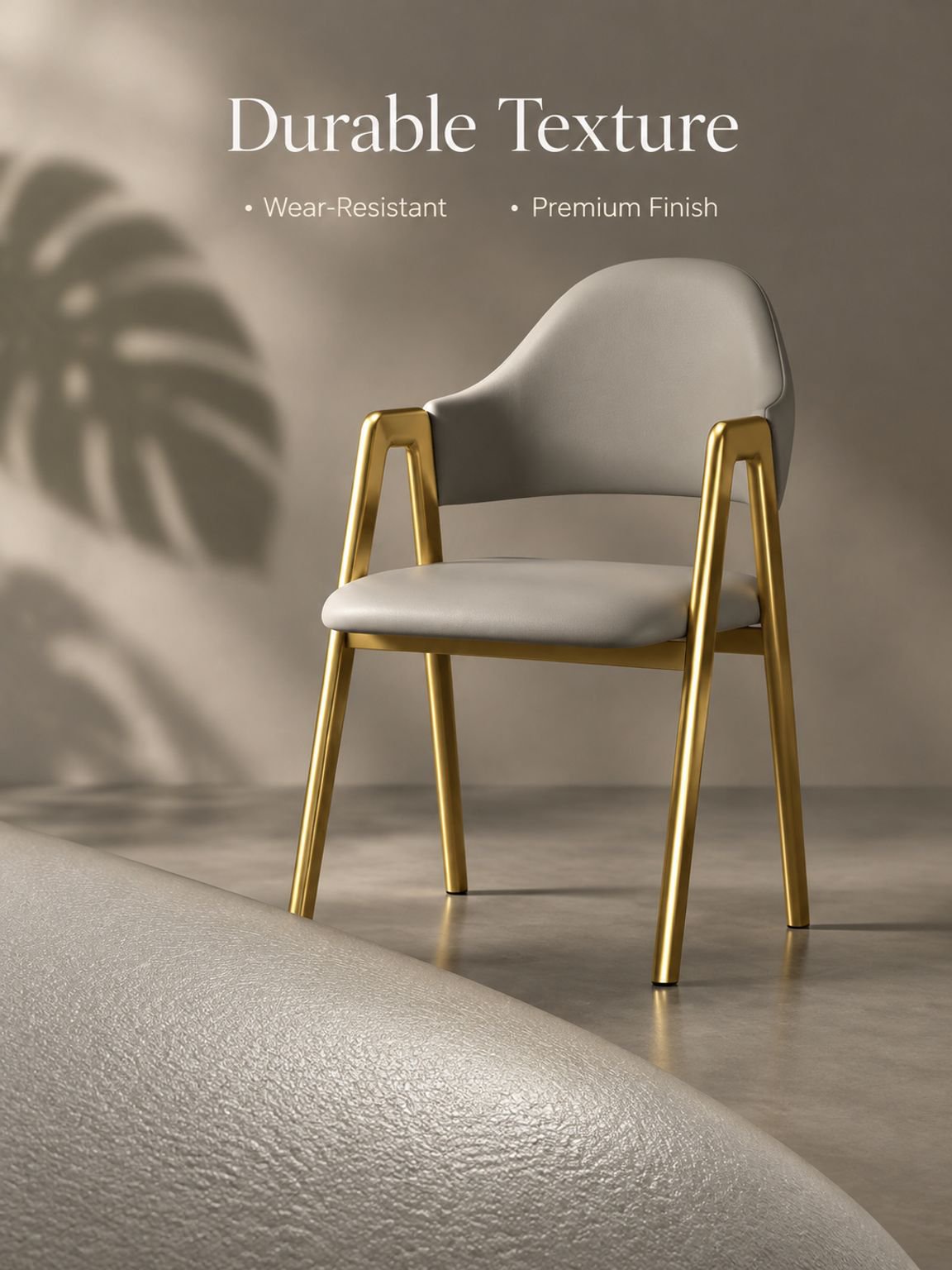 Contemporary accent chair for a bedroom or reading corner