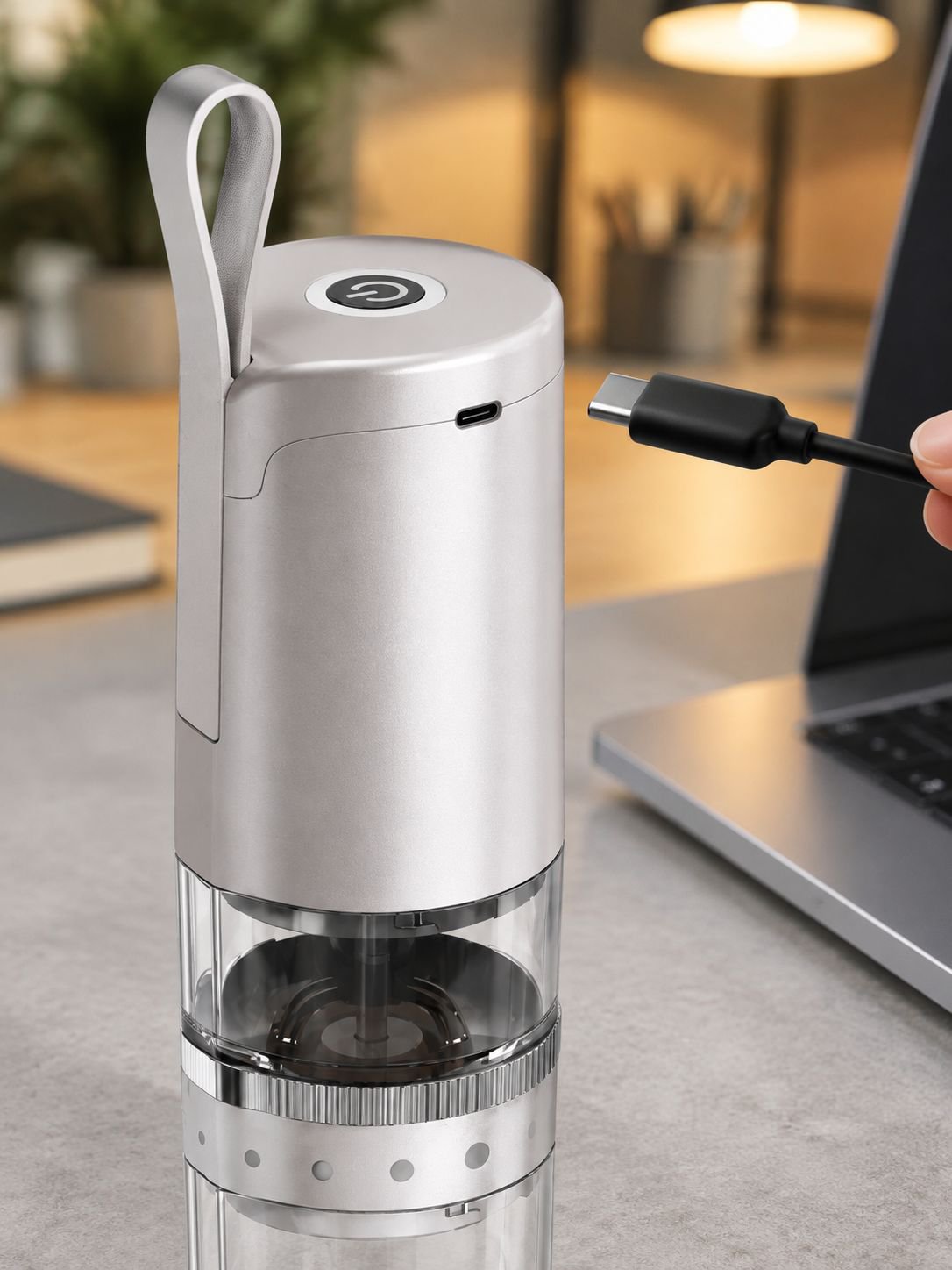 Bedienungsfreundliche elektrische Kaffeemühle für Zuhause