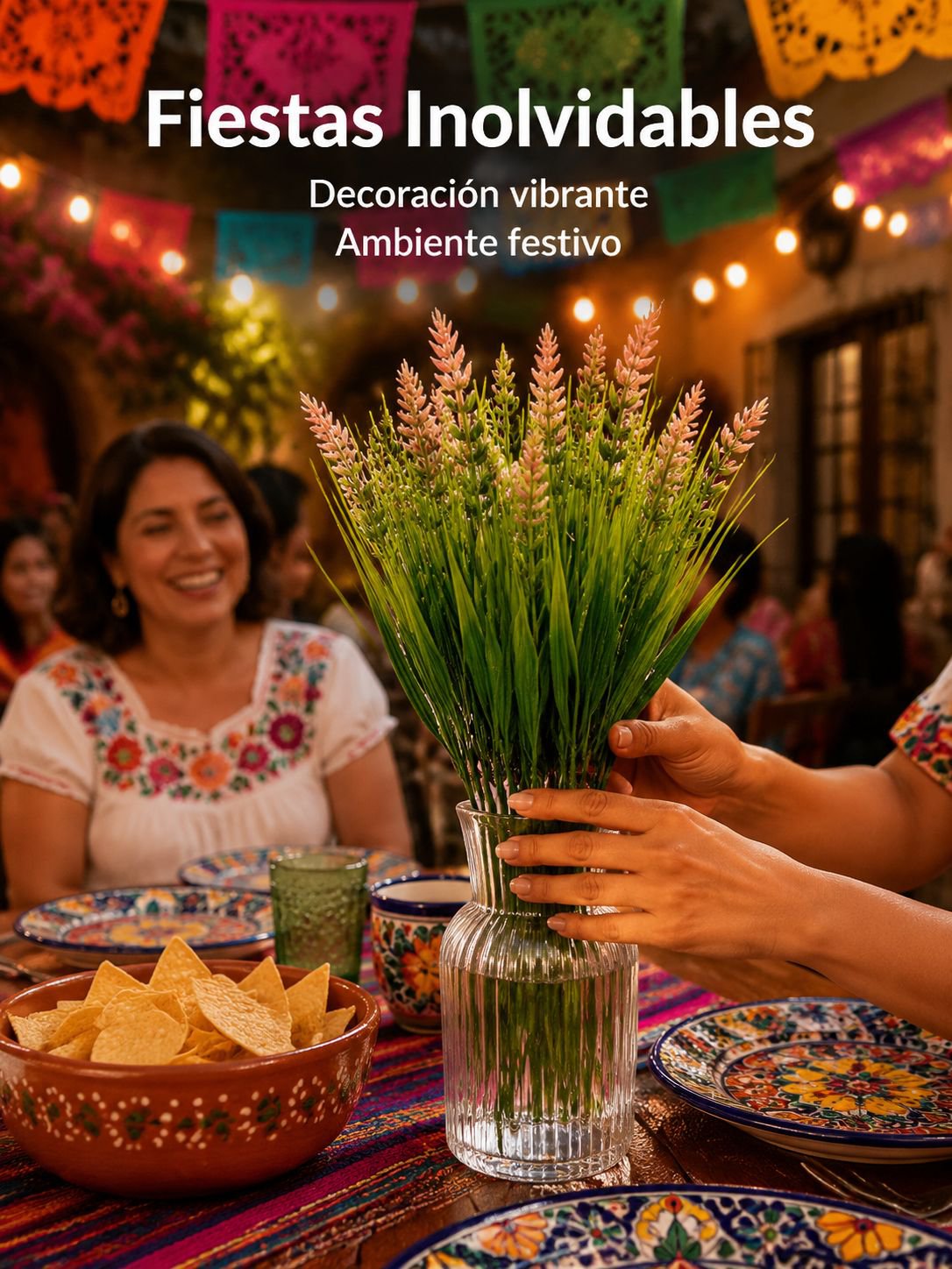 Decoración simulada de estilo pastoral