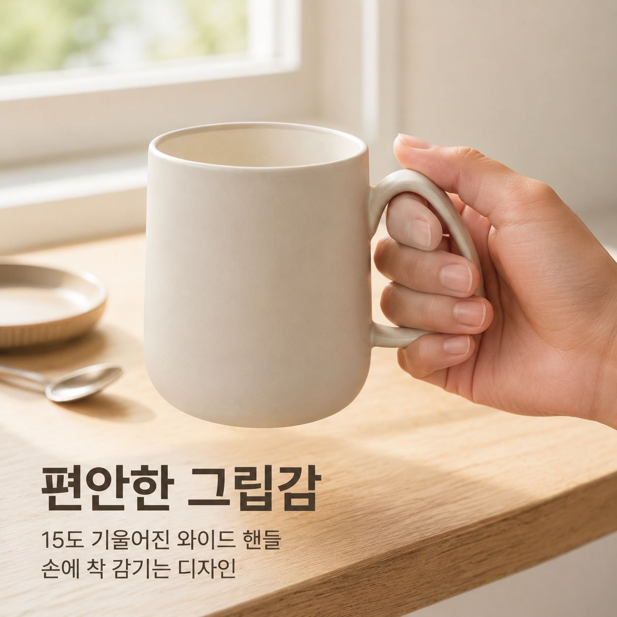 심플하고 세련된 가정용 양치컵 물컵