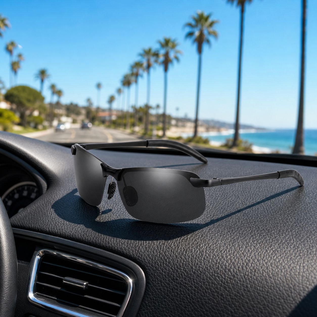 Gafas de sol polarizadas fotocromáticas, protección ocular inteligente
