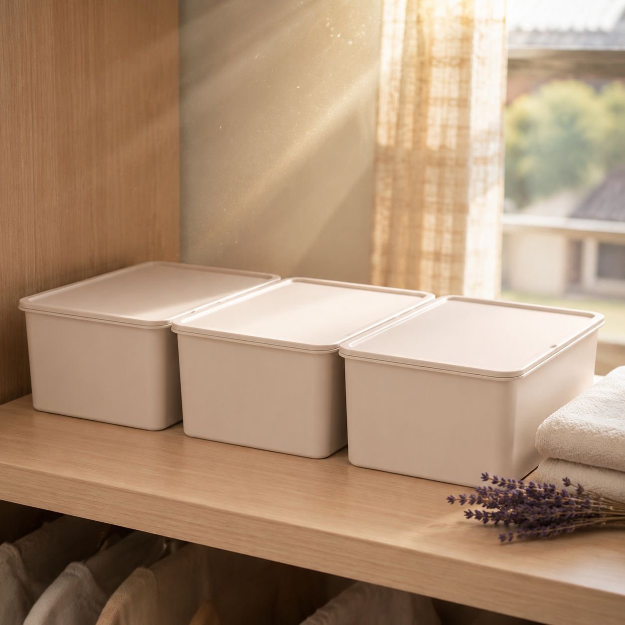 Caja de almacenamiento de sujetadores y calcetines, organizador multifuncional de plástico