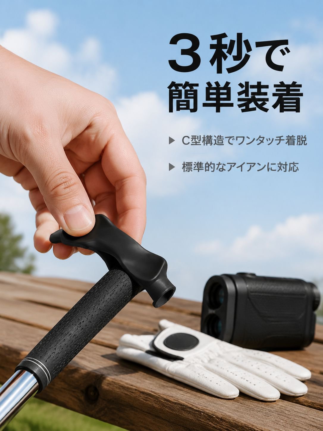 ゴルフグリップ姿勢矯正器