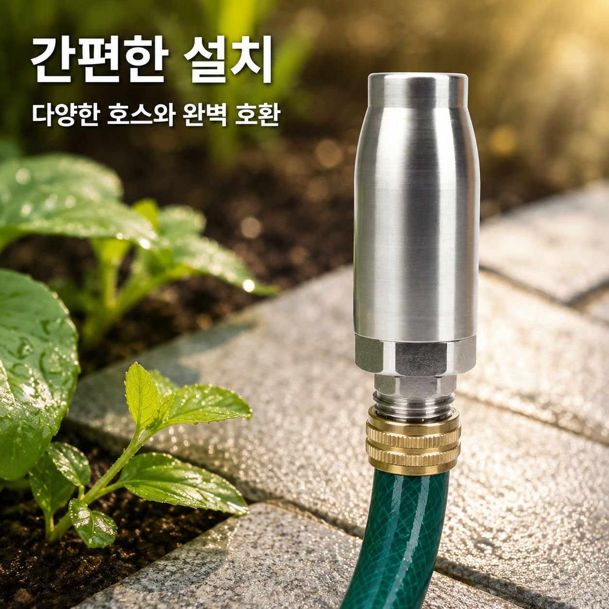 360° 스테인리스 스틸 로터스 회전 분무기