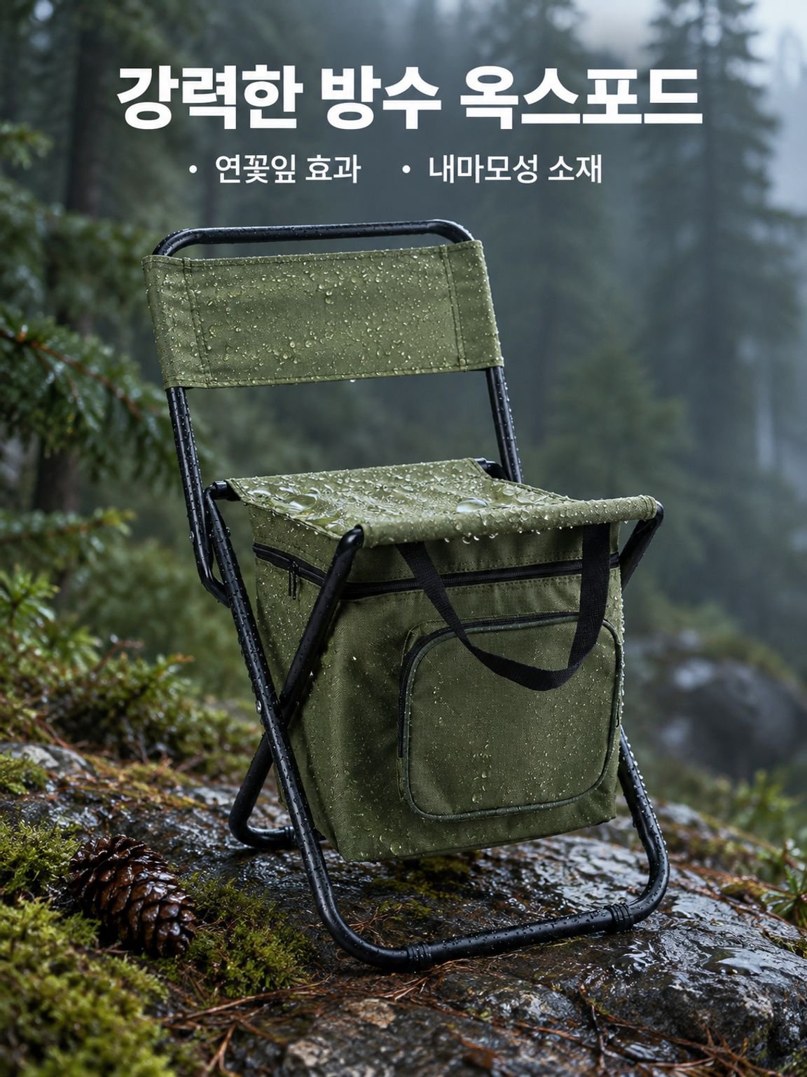 휴대용 야외 낚시의자 백팩 보온 접이식 의자