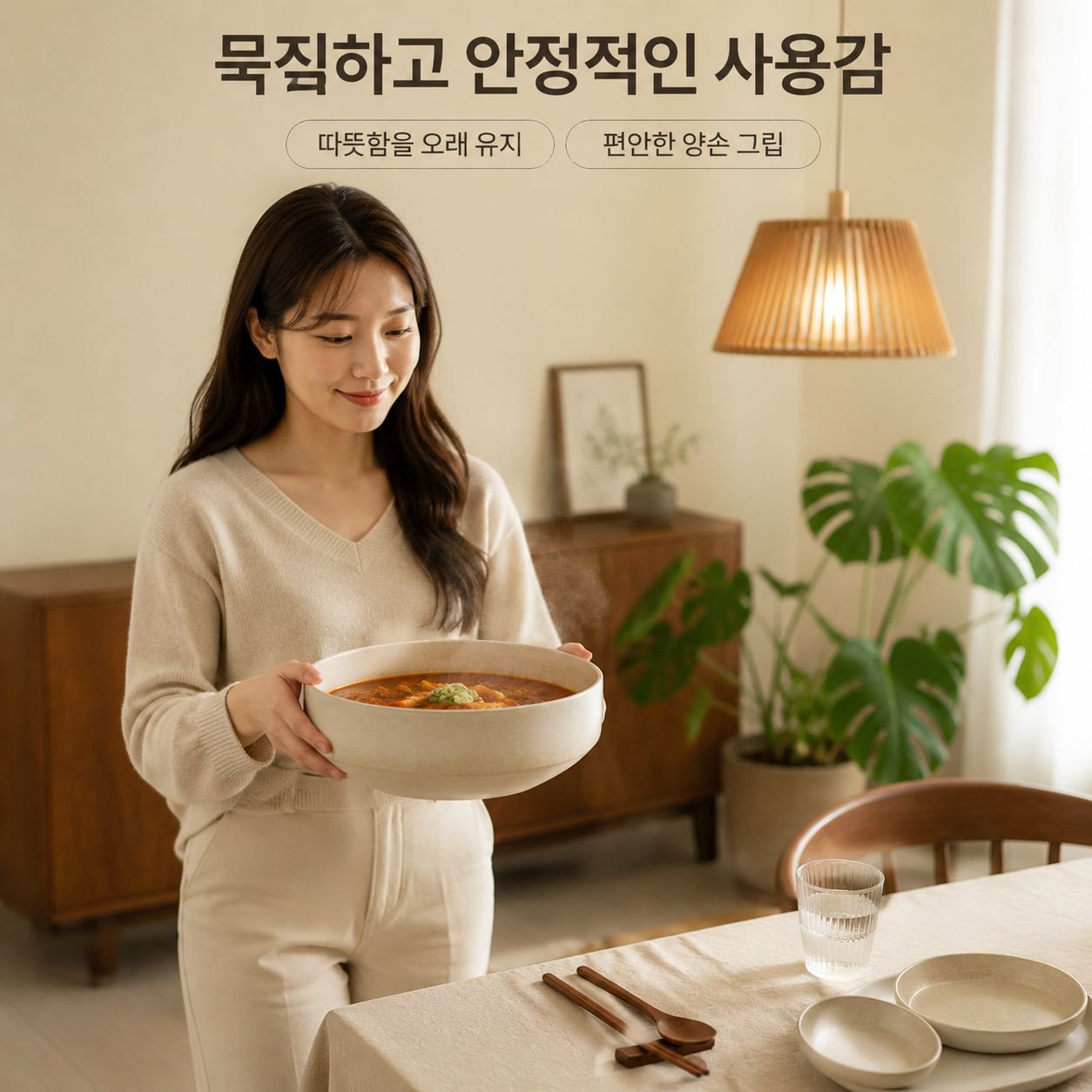 미니멀한 무광 고급 세라믹 깊은 접시
