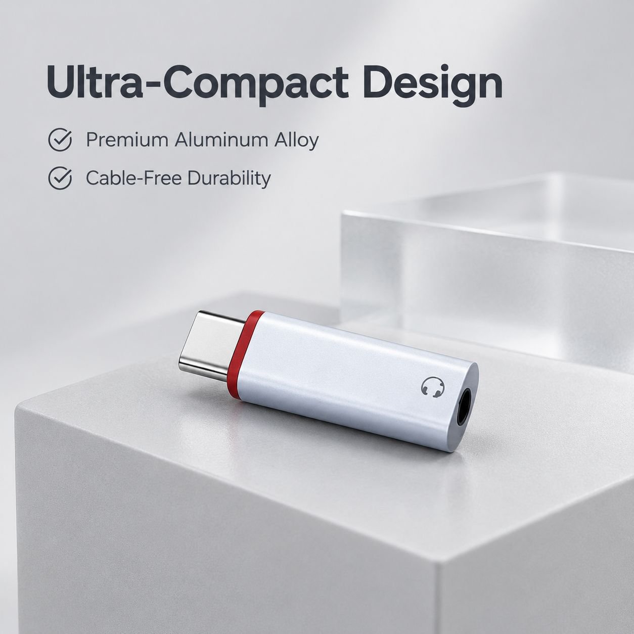 type-c adapter to 3.5mm earphone line DAC digital chip for Samsung Xiaomi Huawei and other mobile ph