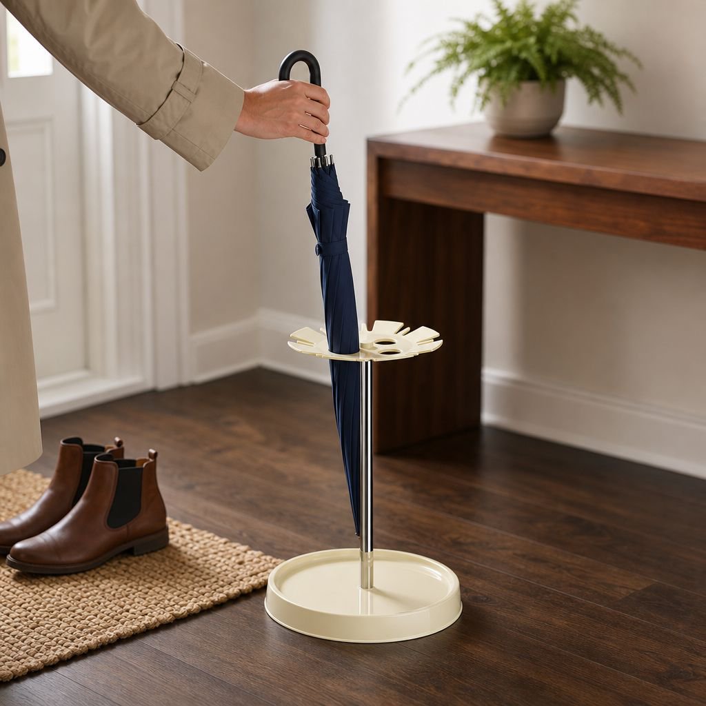 Sturdy umbrella stand for commercial spaces