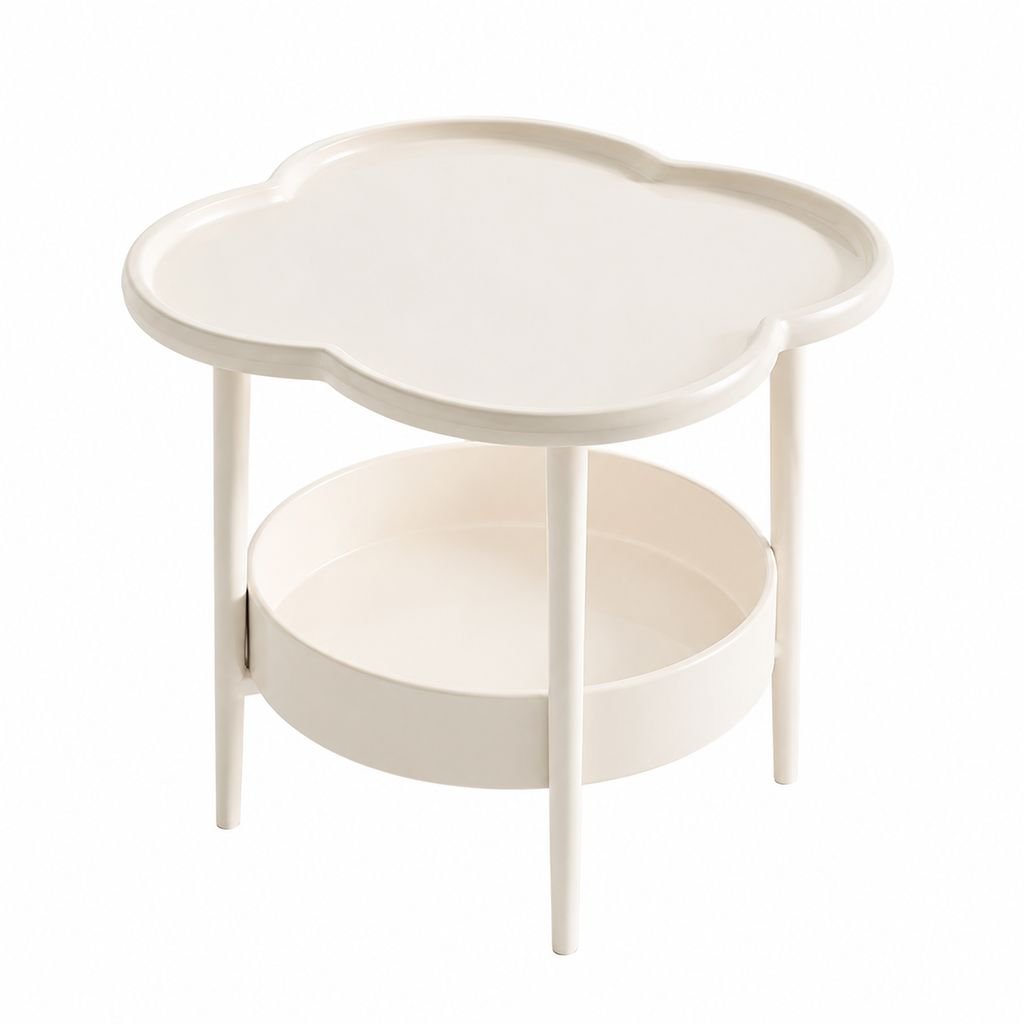 Modern Nordic Cream Side Table