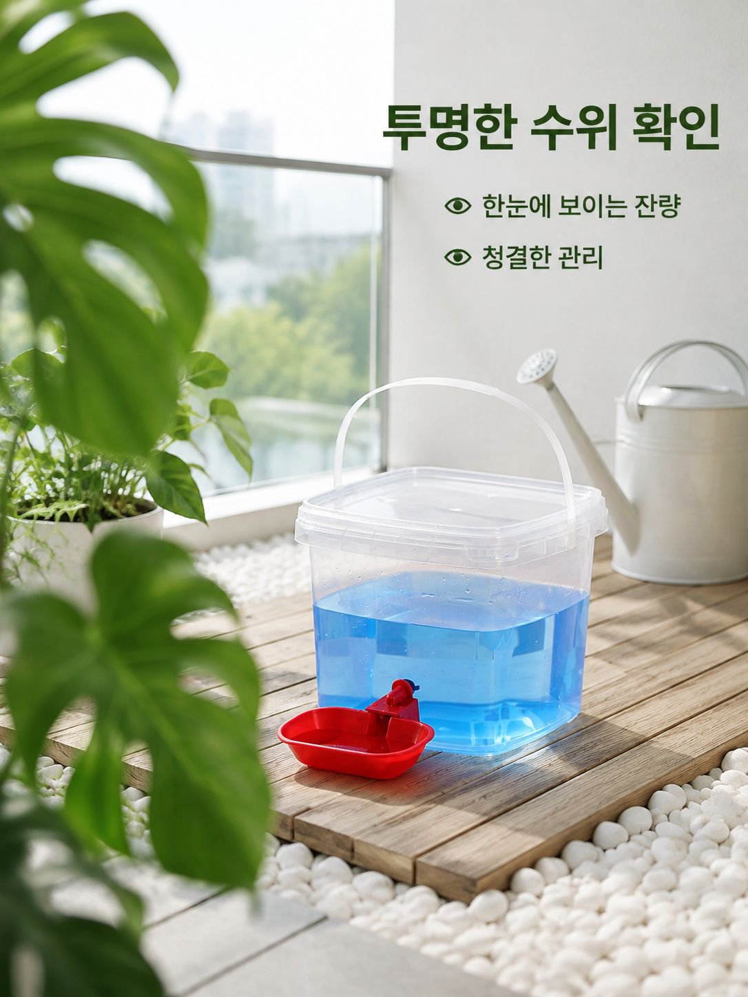 대용량 버킷 자동 가정용 정수기