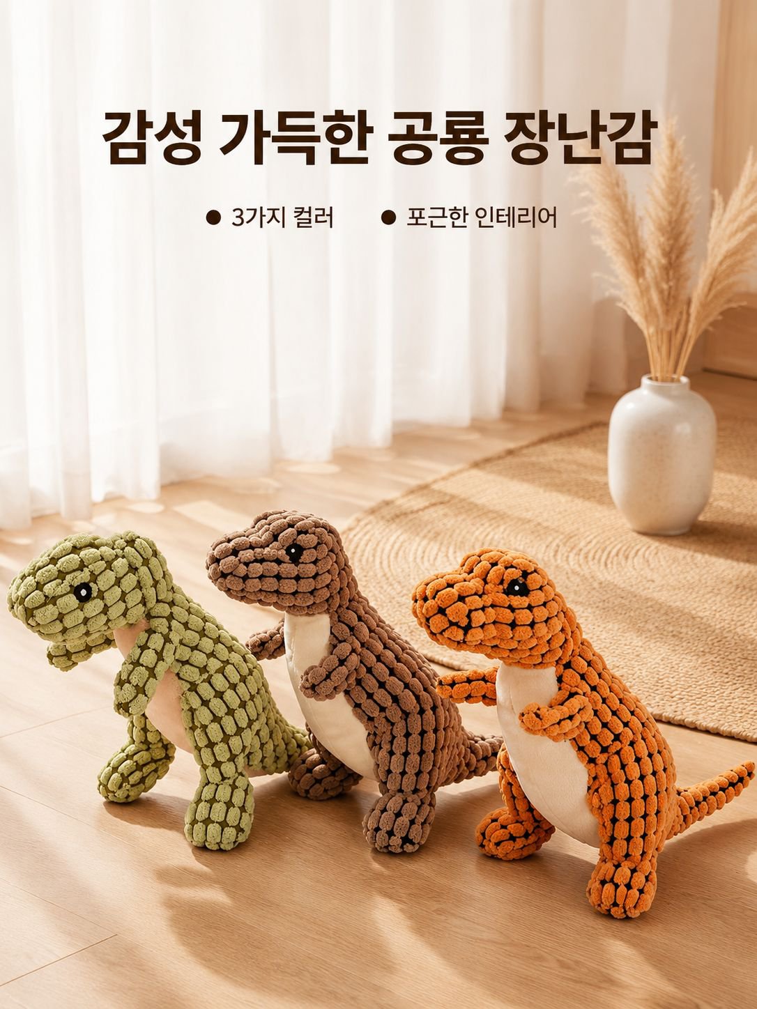 견고한 공룡 개 장난감